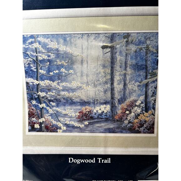 Simplicity Stitchery # 05046 Dogwood Trail Crewel Kit by Ralph Taylor Sealed - Picture 3 of 4